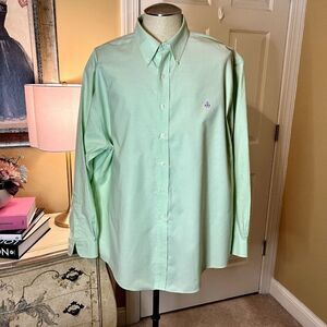 EEUC Men's Brooks Brothers Button Down Non-Iron Regular Fit Size MEDIUM